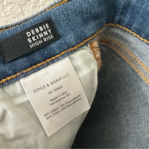 Veronica Beard Debbie High Rise Skinny Jeans size 24/00 - Picture 6 of 10